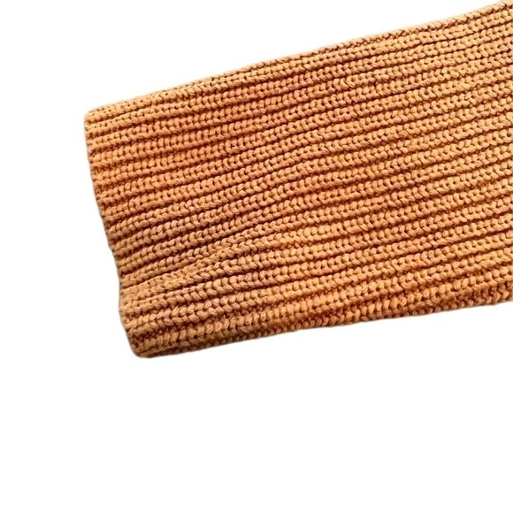 Paper Label  Organic Cotton Fall Sweater - Burnt Orange - Size Small - Picture 5 of 6